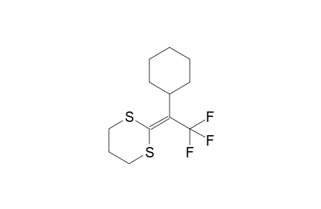 2-(1-cyclohexyl-2,2,2-trifluoro-ethylidene)-1,3-dithiane