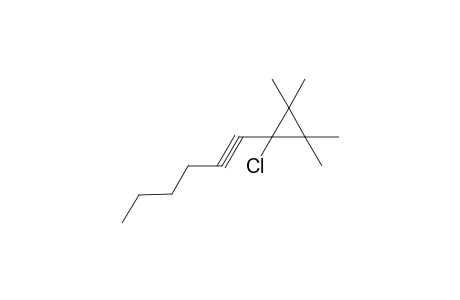 1-Chloro-1-(1-hexynyl)-2,2,3,3-tetramethylcyclopropane
