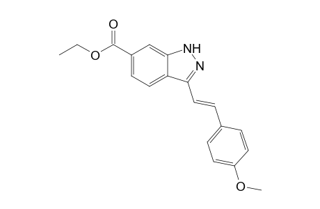 (E)-ethyl 3-(4-methoxystyryl)-1H-indazole-6-carboxylate