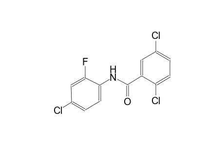 2,5-dichloro-N-(4-chloro-2-fluorophenyl)benzamide