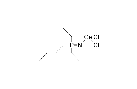 N-(Dichloro-methyl-germyl)-diethyl-butyl-phosphinimine