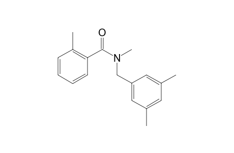 Benzamide, 2-methyl-N-(3,5-dimethylbenzyl)-N-methyl-