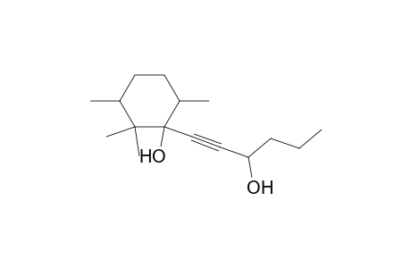 1-(3-hydroxyhex-1-ynyl)-2,2,3,6-tetramethyl-1-cyclohexanol