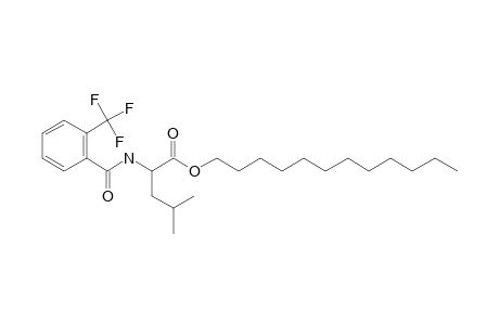 L-Leucine, N-(2-trifluoromethylbenzoyl)-, dodecyl ester