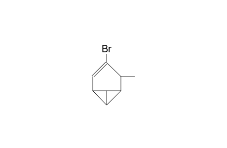 5-Methyl-4-bromo-tricyclo(4.1.0.0/2,7/)heptene-3