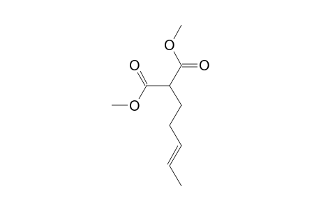 Dimethyl (3E)-pent-3-enylmalonate