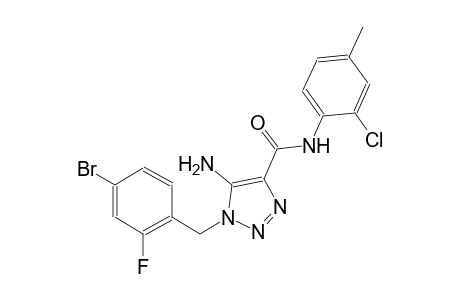 1H-1,2,3-triazole-4-carboxamide, 5-amino-1-[(4-bromo-2-fluorophenyl)methyl]-N-(2-chloro-4-methylphenyl)-
