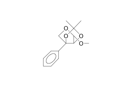 Methyl 2,3-O-isopropylidene-3-C-phenyl-B-L-erythro-furanoside