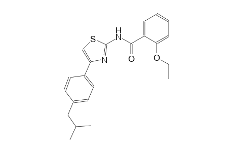 2-ethoxy-N-[4-(4-isobutylphenyl)-1,3-thiazol-2-yl]benzamide