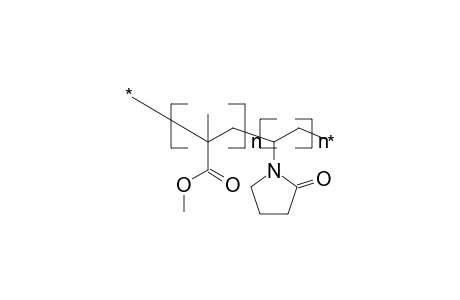 Poly(methyl methacrylate-co-1-vinyl-2-pyrrolidone)