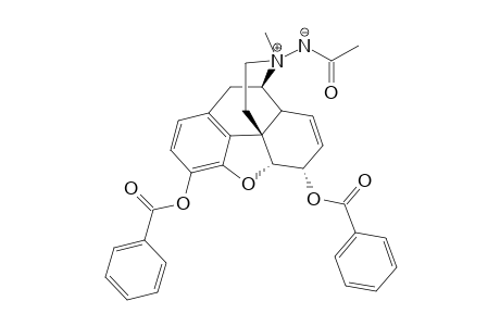 (5-ALPHA,6-ALPHA)-7,8-DIDEHYDRO-4,5-EPOXY-17-(R)-ACETIMIDEMETHYLMORPHINAN-3,6-DIBENZOATE