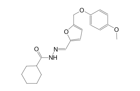 N'-((E)-{5-[(4-methoxyphenoxy)methyl]-2-furyl}methylidene)cyclohexanecarbohydrazide