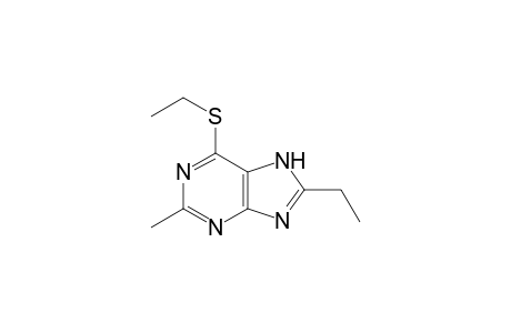 8-ethyl-6-(ethylamino)-2-methylpurine