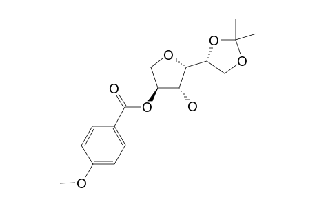 1,4-ANHYDRO-5,6-O-ISOPROPYLIDENE-2-O-PARA-METHOXYBENZOYL-D-SORBITOL