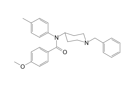 N-(1-Benzylpiperidin-4-yl)-N-(4-methylphenyl)-4-methoxybenzamide