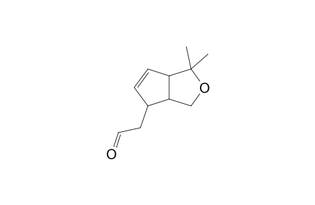2-(1,1-Dimethyl-3,3a,4,6a-tetrahydro-1H-cyclopenta[c]furan-4-yl)acetaldehyde