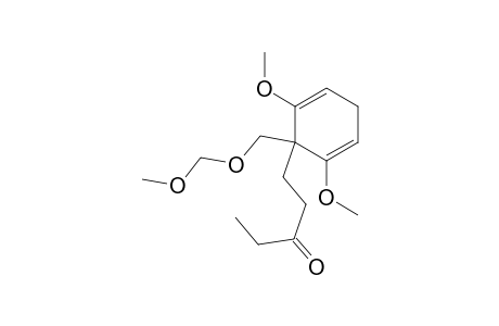 3-Pentanone, 1-[2,6-dimethoxy-1-[(methoxymethoxy)methyl]-2,5-cyclohexadien-1-yl]-