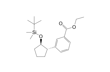 Ethyl 3-(trans-2-((tert-butyldimethylsilyl)oxy)cyclopentyl)benzoate
