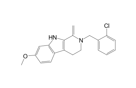 2-(o-Chlorobenzyl)-1,2,3,4-tetrahydro-7-methoxy-1-methylene-.beta.-carboline