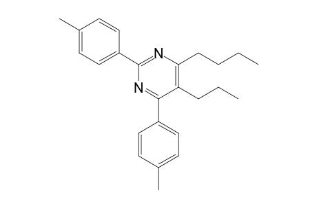 2,4-di(4-methylphenyl)-5-propyl-6-butylpyrimidine