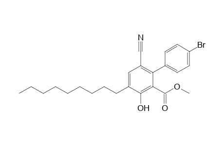 Methyl 4'-Bromo-6-cyano-3-hydroxy-4-nonylbiphenyl-2-carboxylate