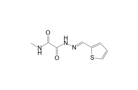 N-methyl-2-oxo-2-[(2E)-2-(2-thienylmethylene)hydrazino]acetamide