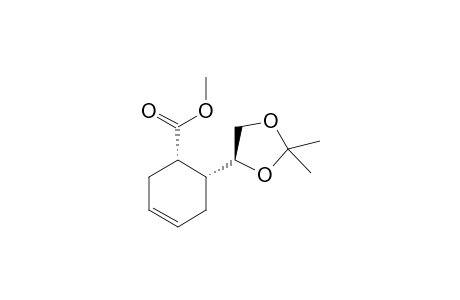 Methyl (1S,2R)-2-[(4S)-4-(2,2-dimethyl-1,3-dioxolo)]-4-cyclohexen-1-ylcarboxylate