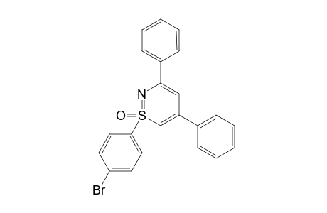 1-(4-Bromophenyl)-3,5-diphenyl-1,2-thiazine 1-oxide