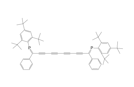 1,8-bis[(Phenyl)-[tris(2',4',6'-tris(t-butyl)phenyl]-phosphamethylene]-octa-1,3,5,7-tetrayne