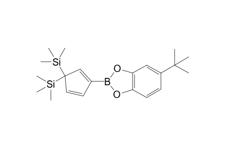 (3-(5-tert-butylbenzo[d][1,3,2]dioxaborol-2-yl)cyclopenta-2,4-diene-1,1-diyl)bis(trimethylsilane)