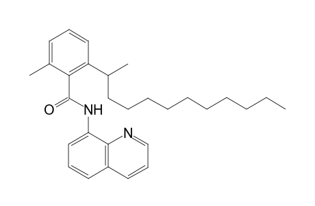 2-(dodecan-2-yl)-6-methyl-N-(quinolin-8-yl)benzamide