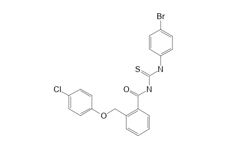N-[2-(4-CHLOROPHENOXYMETHYL)-BENZOYL]-N'-(4-BROMOPHENYL)-THIOUREA