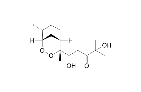 1-[(1S,2R,5S,6R)-2,6-dimethyl-3,4-dioxabicyclo[3.3.1]nonan-2-yl]-1,4-dihydroxy-4-methyl-3-pentanone