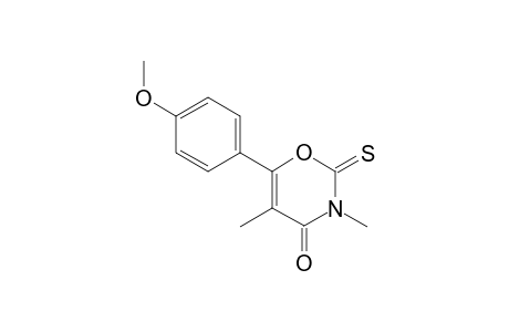 6-(4-Methoxy-phenyl)-3,5-dimethyl-2-thioxo-2,3-dihydro-[1,3]oxazin-4-one