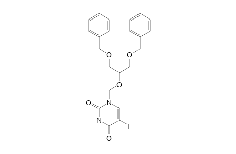 1-[[2-(benzyloxy)-1-(benzyloxymethyl)ethoxy]methyl]-5-fluoro-pyrimidine-2,4-quinone