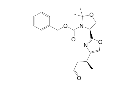 (S)-2',2'-Dimethyl-4-((S)-1-methyl-3-oxo-propyl)-4',5'-dihydro-[2,4']bioxazolyl-3'-carboxylic acid benzyl ester
