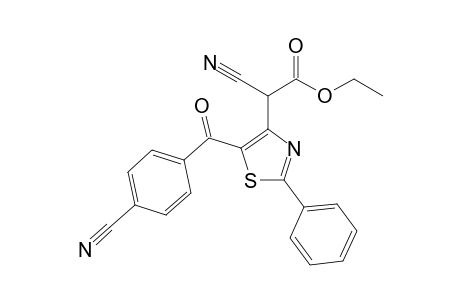 Ethyl Cyano[5-(4-cyanobenzoyl)-2-phenylthiazol-4-yl]acetate