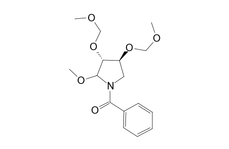 1-Benzoyl-2-methoxy-3,4-di(methoxymethoxy)pyrrolidine