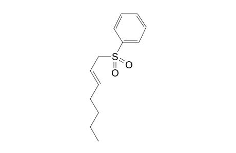 ((E)-Hept-2-enylsulfonyl)benzene