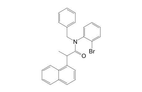 N-Benzyl-N-(2-bromophenyl)-2-(1-naphthyl)propanamide