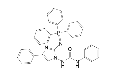 1-(N-Phenylcarbamoylamino)-2-triphenylphosphoranylideneamino-4-phenyl-1H-imidazole
