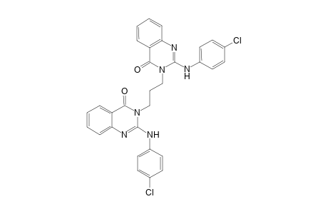 1,3-Bis[3,3'-(2-(4-chlorophenyl)amino)quinazolin-4(3H)-one]propane