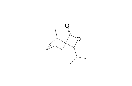 endo-4'-(1-Methylethyl)spiro[bicyclo[2.2.1]hept-5-ene,2,3'-oxetan-2'-one]