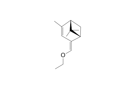 (+)-(1R,5R)-2-ETHOXYMETHYLENE-4,6,6-TRIMETHYLBICYClO-[3.3.1]-HEPT-3-ENE