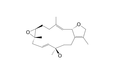 [2S*,7S*,8S*,12R*,(1Z,3E,10E)]-7,8:2,16-DIEPOXY-CEMBRA-1(15),3,10-TRIEN-12-OL