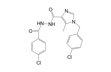 Imidazole-4-carbohydrazide, N2-(4-chlorobenzoyl)-1-(4-chlorobenzyl)-5-methyl-