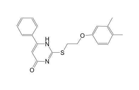 4(1H)-pyrimidinone, 2-[[2-(3,4-dimethylphenoxy)ethyl]thio]-6-phenyl-