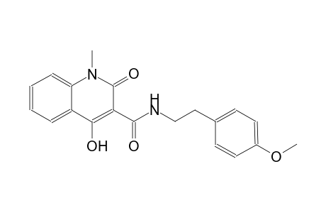 4-hydroxy-N-[2-(4-methoxyphenyl)ethyl]-1-methyl-2-oxo-1,2-dihydro-3-quinolinecarboxamide
