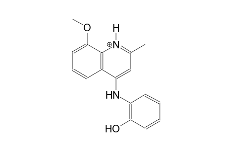 4-(2-hydroxyanilino)-8-methoxy-2-methylquinolinium