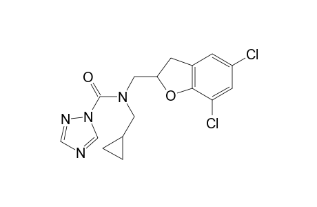 1H-1,2,4-Triazole-1-carboxamide, N-(cyclopropylmethyl)-N-[(5,7-dichloro-2,3-dihydro-2-benzofuranyl)methyl]-